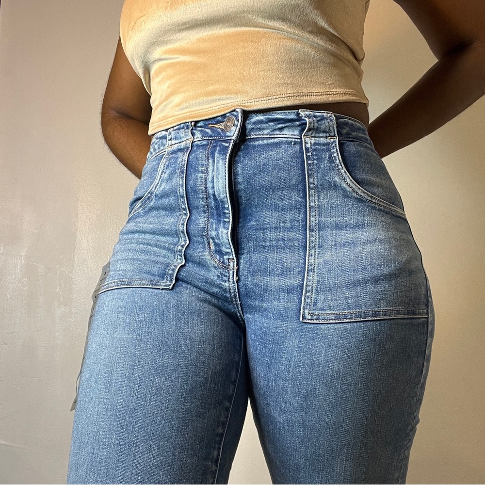 High Rise Flare Jeans